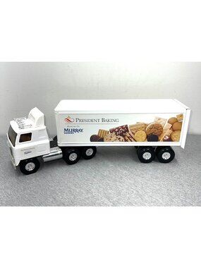 Vintage1980's Ertl President Baking Murray Cookies Die-Cast Semi Trailer Truck